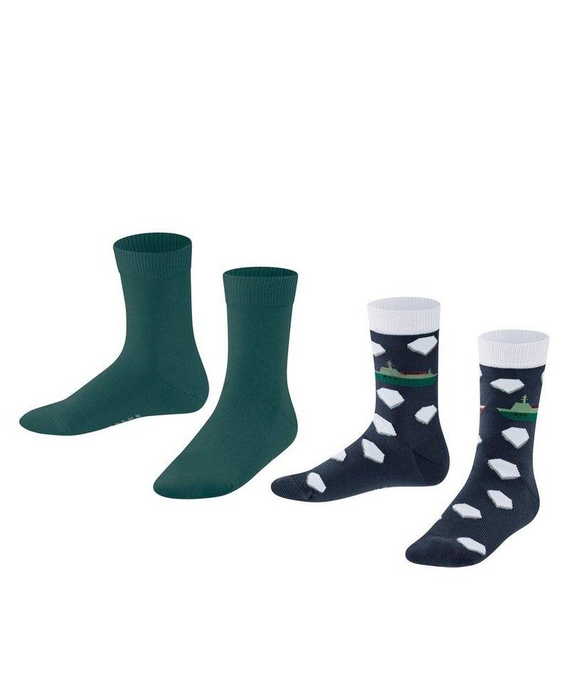 FALKE Socken Explorer Boat 2-Pack (2-Paar) aus hautfreundlicher Baumwolle von FALKE