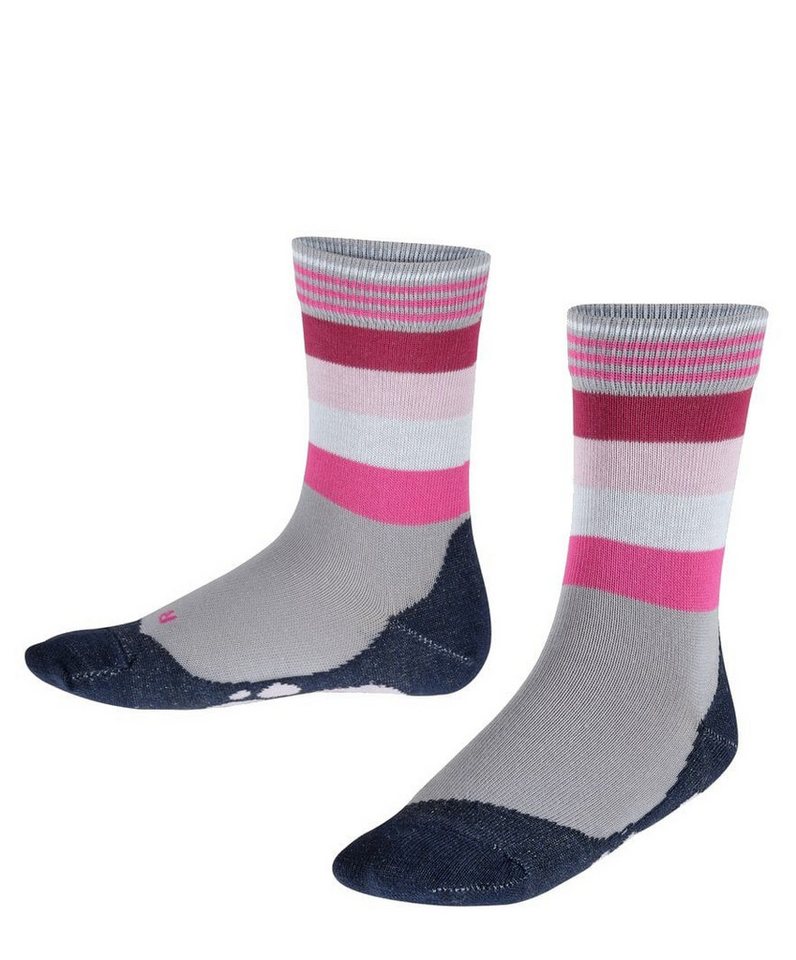 FALKE Socken Tagessocke Active Fox (Baumwolle-Mischung) silber/bunt Kinder - 1 Paar von FALKE