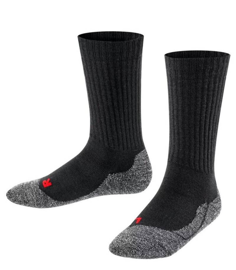 FALKE Socken Tagessocke Active Warm (wärmende Merinowolle) schwarz Kinder - 1 Paar von FALKE