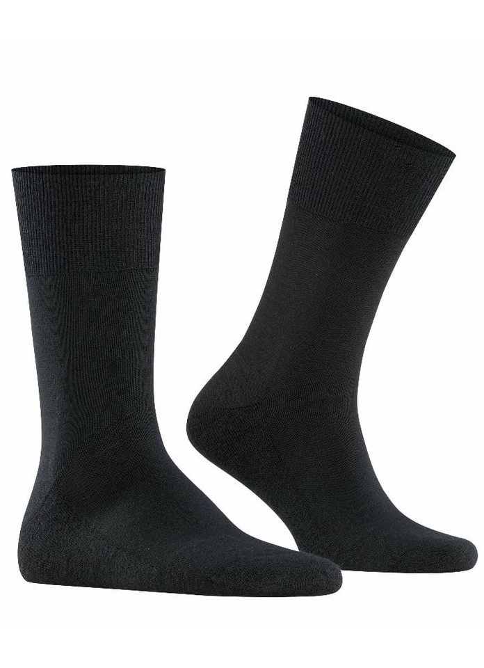 FALKE Socken Tagessocke Airport PLUS (klimaregulierend+Polsterung) schwarz Herren von FALKE