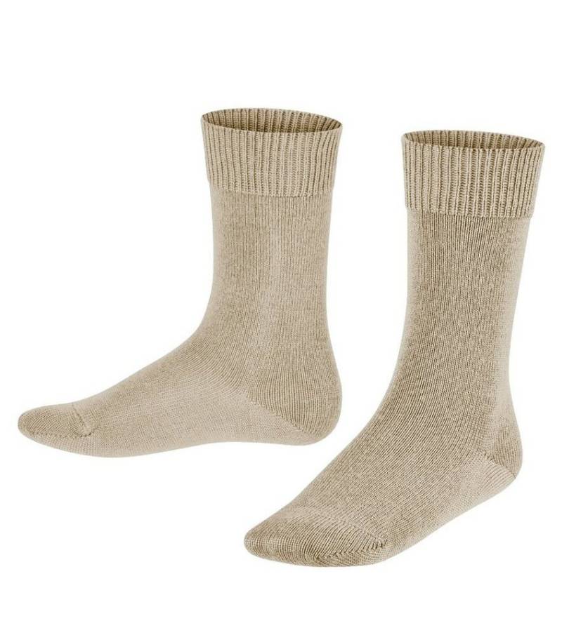 FALKE Socken Tagessocke Comfort Wool (hautschmeichelnde Baumwolle) beige Kinder von FALKE