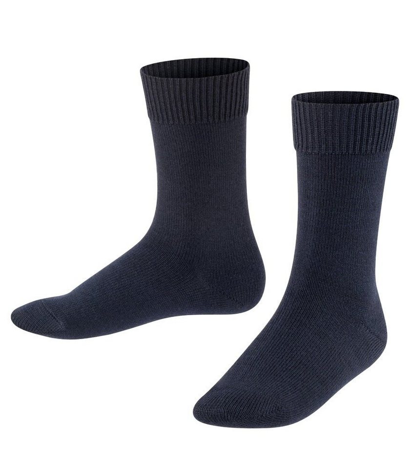 FALKE Socken Tagessocke Comfort Wool (hautschmeichelnde Baumwolle) marineblau von FALKE