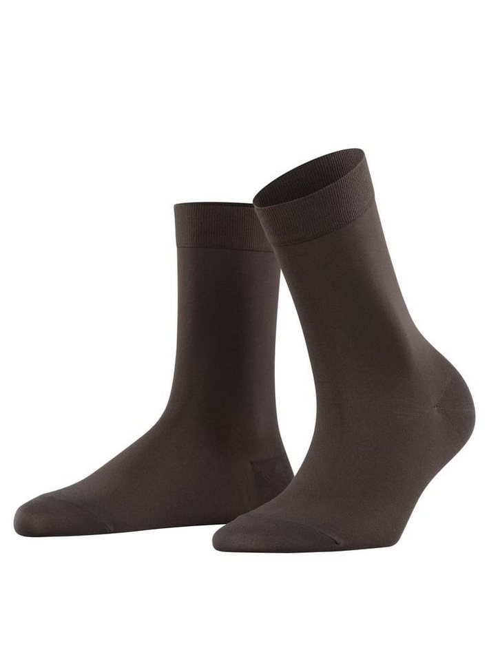 FALKE Socken Tagessocke Cotton Touch New (nachhaltige Baumwolle) dunkelbraun Damen von FALKE