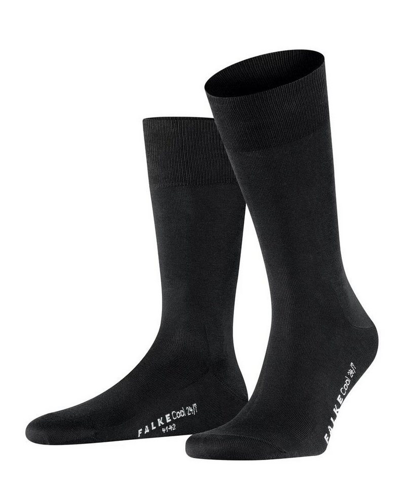 FALKE Socken Tagessocke Crew Cool 24/7 (Business-Strumpf) schwarz Herren - 1 Paar von FALKE