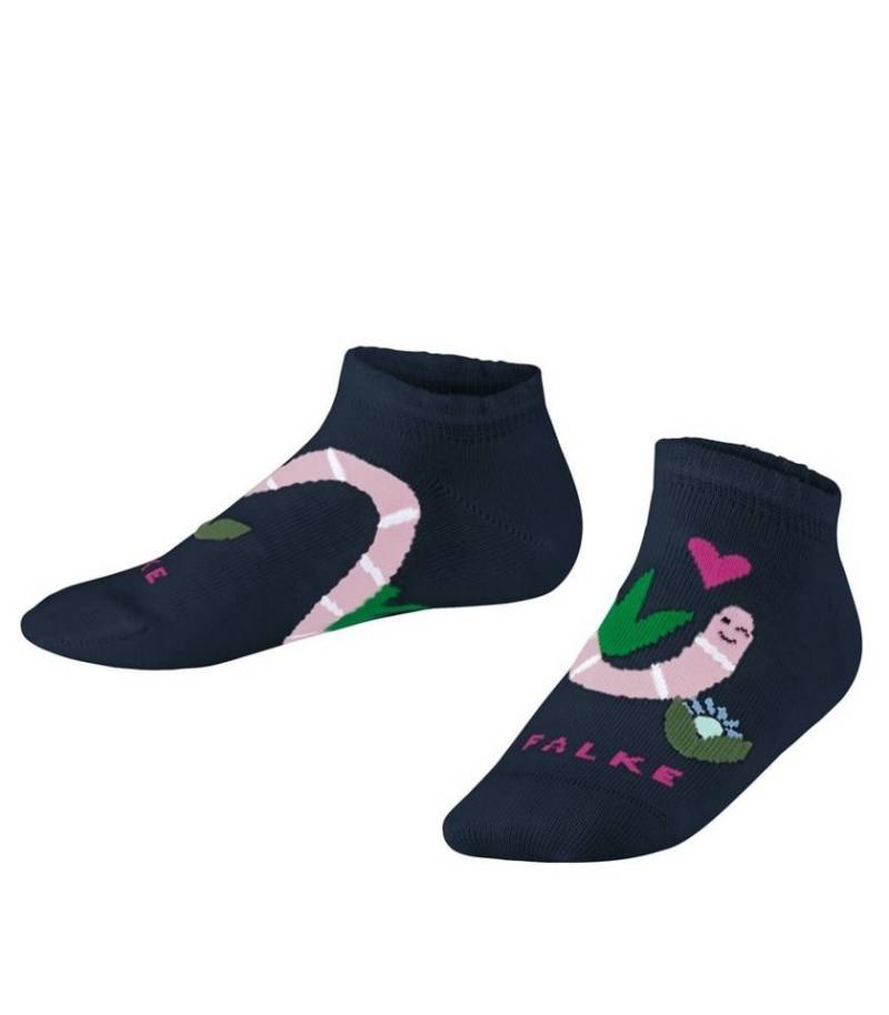 FALKE Socken Tagessocke Funny Worm Sneaker (nachhaltige Baumwolle) marineblau von FALKE