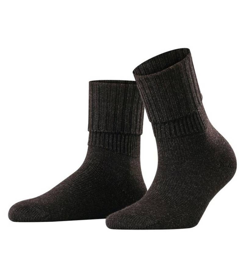 FALKE Socken Tagessocke Striggings Rib (Rippstruktur) anthrazitgrau Damen - 1 Paar von FALKE