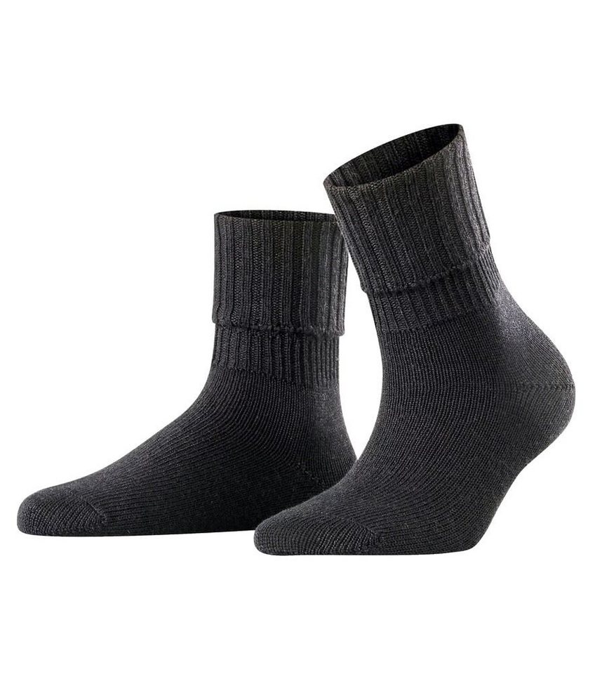 FALKE Socken Tagessocke Striggings Rib (Rippstruktur) schwarz Damen - 1 Paar von FALKE