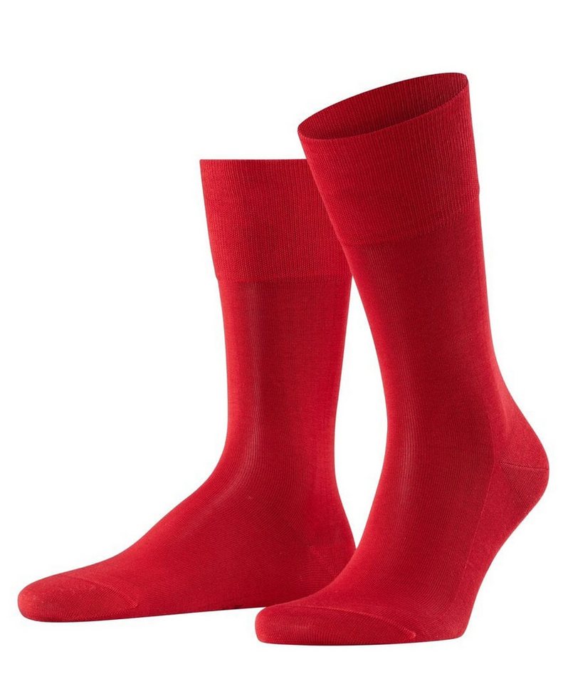 FALKE Socken Tagessocke Tiago New (Komfort im Arbeitsalltag) kurz rot Herren von FALKE
