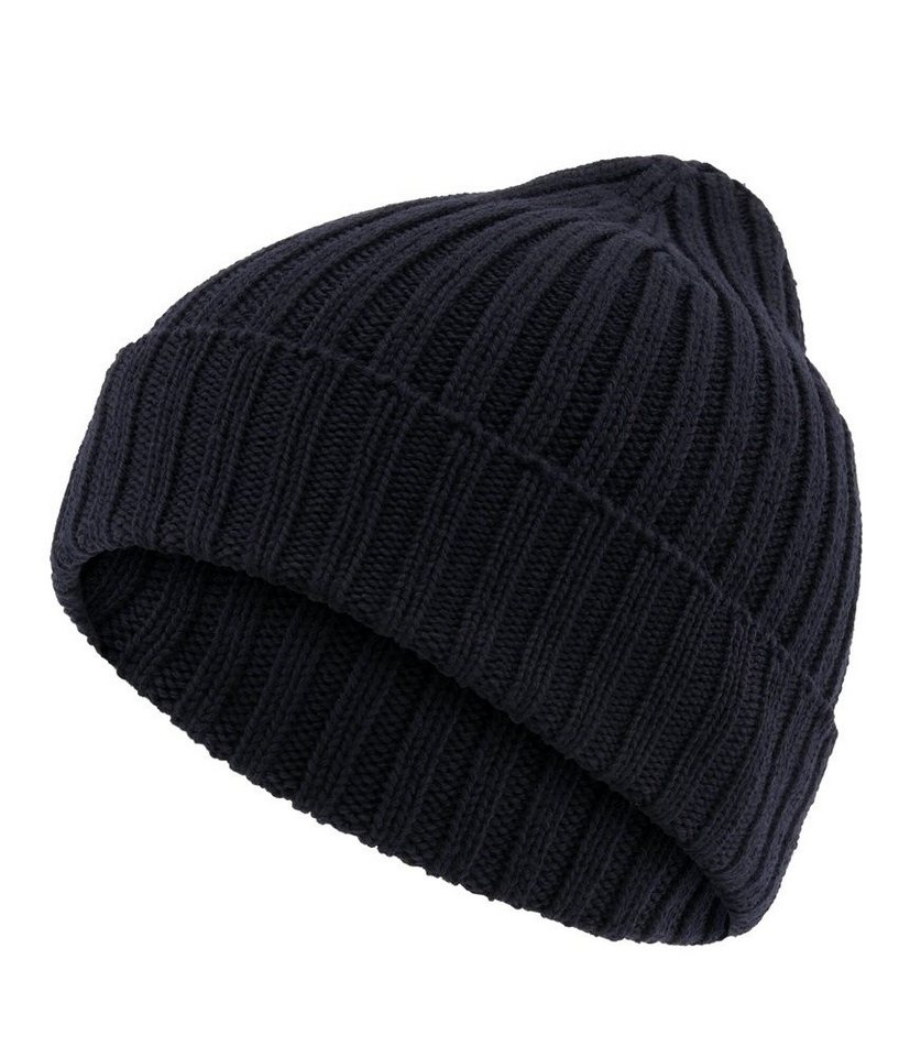 FALKE Strickmütze (Beanie) Hat Unisex - Merinowolle, Rippenstruktur, Umschlag von FALKE