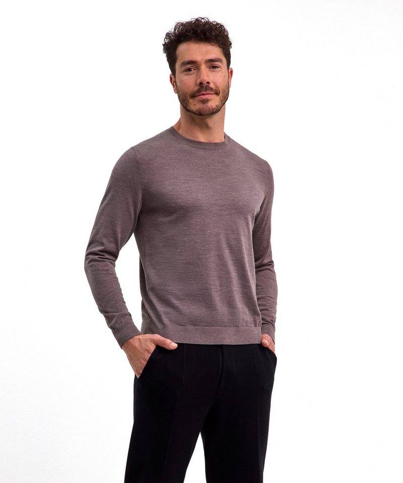 FALKE Strickpullover Premium Wool (1-tlg) aus ultrafeiner Merinowolle von FALKE
