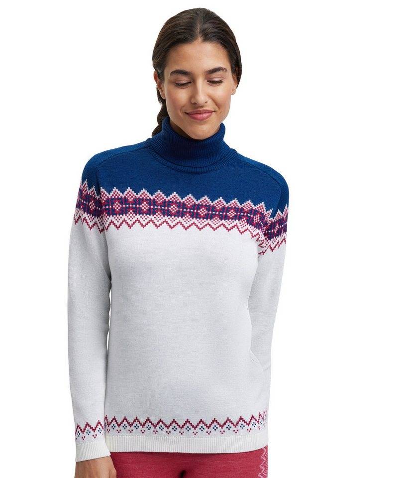 FALKE Strickpullover (1-tlg) aus thermoregulierende Merinowolle von FALKE