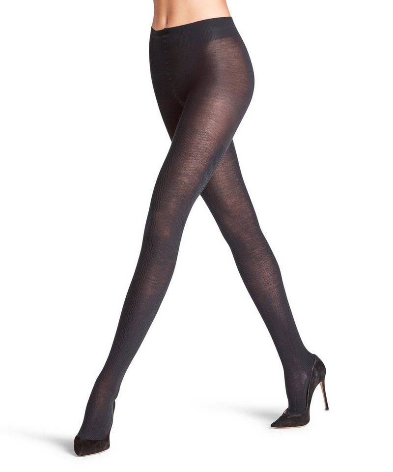 FALKE Strickstrumpfhose Inner Resistance (1 St) mit geometrischer Strickstruktur von FALKE