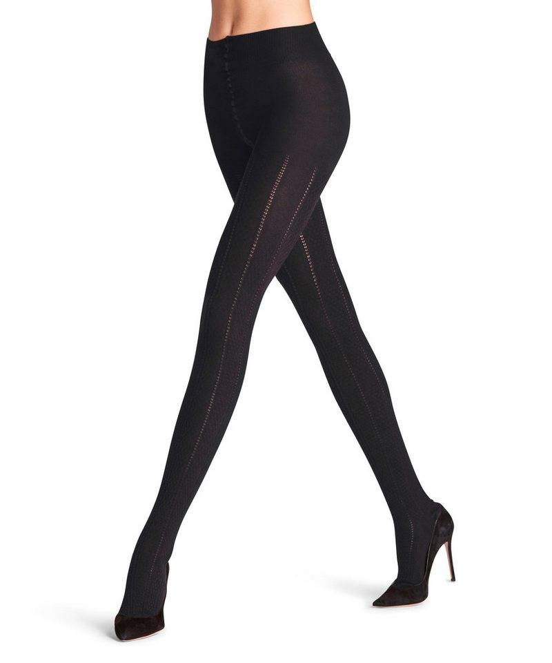 FALKE Strickstrumpfhose Needlepoint (1 St) mit klassischer Strickstruktur von FALKE