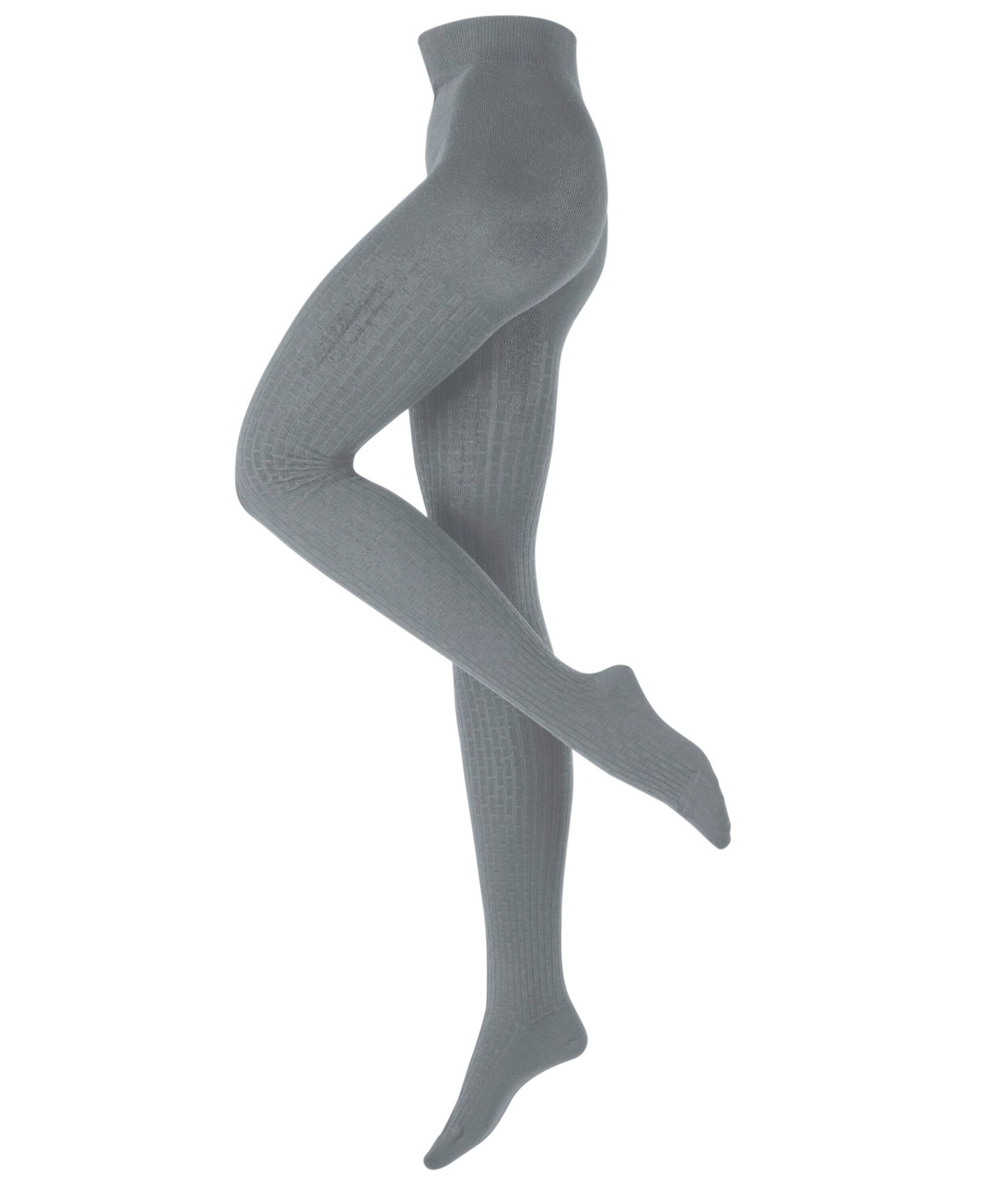 FALKE - Strumpfhose Impulse Rib grey - Gr. - 39 von FALKE