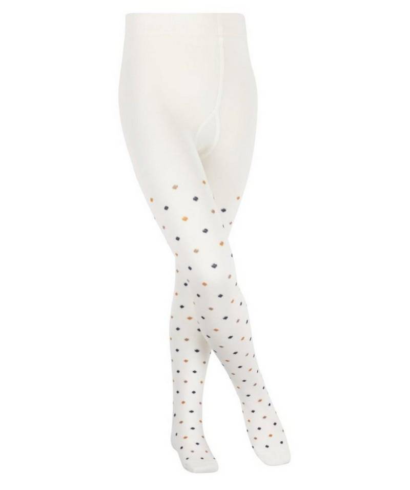 FALKE Strumpfhose Multidot (hautschmeichelnde Baumwolle) cremefarben Kinder von FALKE