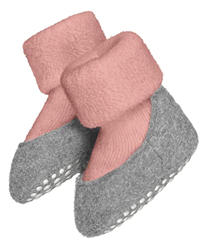 FALKE Unisex Baby Stoppersocken Baby Cosyshoe B HP Schurwolle rutschhemmende Noppen 1 Paar, Rosa (Almond Blossom 8441), 19-20 von FALKE