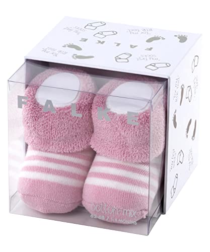 FALKE Unisex Baby Socken Erstlingsringel B So Baumwolle einfarbig 1 Paar, Rosa Thulit 8663, 62-68 von FALKE