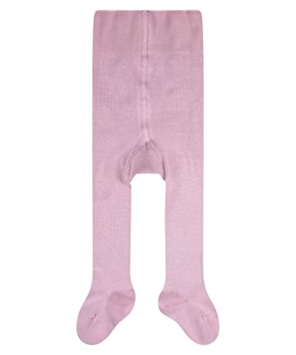 FALKE Unisex Baby Strumpfhose Family B Ti nachhaltige Baumwolle einfarbig 1 Stück, Rosa Thulit 8663, 80-92 von FALKE