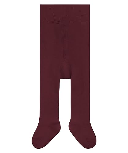 FALKE Unisex Baby Family B TI nachhaltige Baumwolle einfarbig 1 Stück Strumpfhose, Undurchsichtige, Rot (Ruby 8830) neu-umweltfreundlich, 50-56 von FALKE