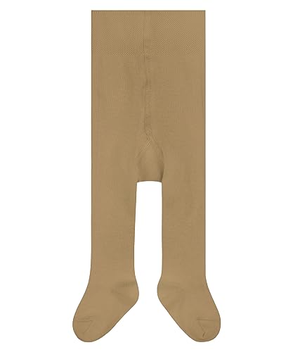 FALKE Unisex Baby Strumpfhose Family, Nachhaltige Baumwolle, 1 Stück, Beige (Desert 4710), 50-56 von FALKE