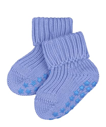 FALKE Unisex Baby Stoppersocken Catspads Cotton B HP Baumwolle rutschhemmende Noppen 1 Paar, Blau (Light Blue 6755), 74-80 von FALKE