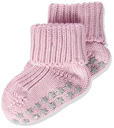 FALKE Unisex Baby Stoppersocken Catspads Cotton B HP Baumwolle rutschhemmende Noppen 1 Paar, Rosa (Thulit 8663), 62-68 von FALKE