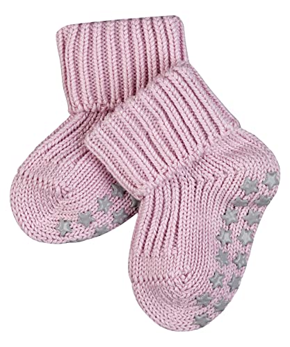 FALKE Unisex Baby Stoppersocken Catspads Cotton B HP Baumwolle rutschhemmende Noppen 1 Paar, Rosa (Thulit 8663), 74-80 von FALKE