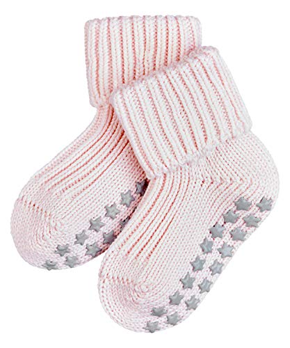FALKE Unisex Baby, Hausschuh-Socken, Rosa Powder Rose 8900, 62-68 von FALKE