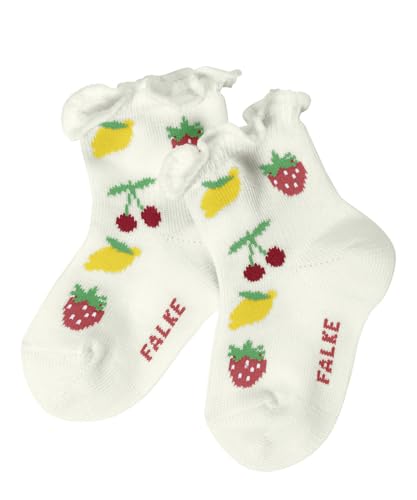 FALKE Unisex Baby Socken Fruit Salad B So Baumwolle gemustert 1 Paar, Weiß Off-White 2040, 80-92 von FALKE