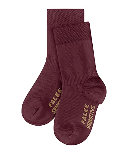 FALKE Unisex Baby Socken Sensitive, Nachhaltige Baumwolle, 1 Paar, Rot (Ruby 8830), 50-56 von FALKE