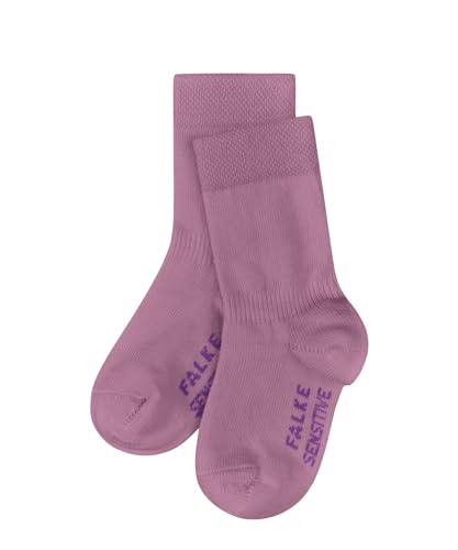 FALKE Unisex Baby Socken Sensitive B So Baumwolle mit Komfortbund 1 Paar, Rosa English Rose 8731, 50-56 von FALKE