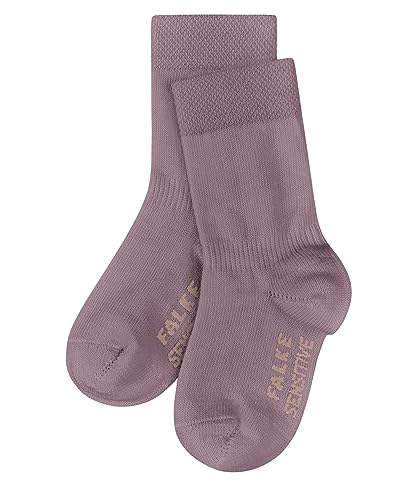 FALKE Unisex Baby Socken Sensitive B SO Baumwolle mit Komfortbund 1 Paar, Rot (Brick 8770) neu - umweltfreundlich, 62-68 von FALKE