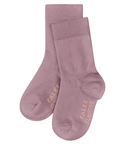 FALKE Unisex Baby Socken Sensitive B SO Baumwolle mit Komfortbund 1 Paar, Rot (Brick 8770) neu - umweltfreundlich, 80-92 von FALKE