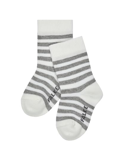 FALKE Unisex Baby Socken Stripe B So Baumwolle gemustert 1 Paar, Weiß Off-White 2040, 74-80 FALKE Unisex Baby Socken Stripe B So Baumwolle gemustert 1 Paar, Weiß Off-White 2040, 74-80 von FALKE