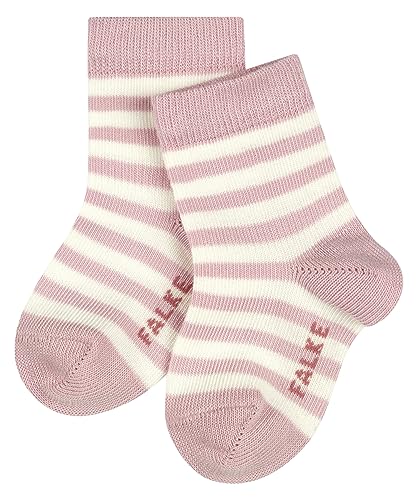 FALKE Unisex Baby Stripe Socken atmungsaktive nachhaltige Baumwolle Babysocken hautfreundlich rutschfrei gestreift elastische Zone am Knöchel für besseren Sitz 1 Paar von FALKE