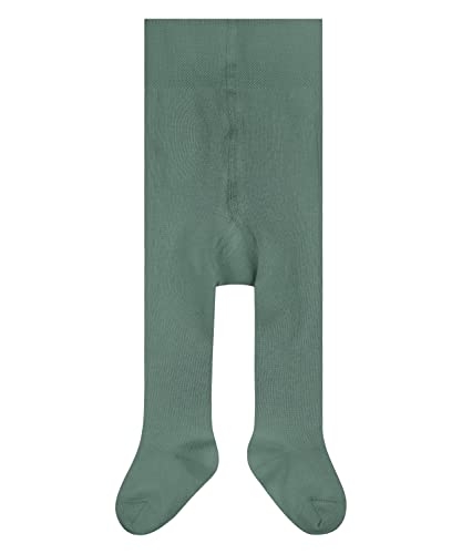 FALKE Unisex Baby Strumpfhose Family B TI nachhaltige biologische Baumwolle einfarbig 1 Stück, Grün (Dark Jade 7248) neu - umweltfreundlich, 50-56 von FALKE