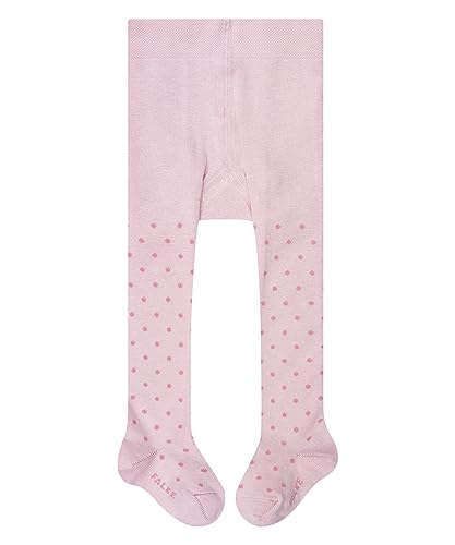 FALKE Unisex Baby Strumpfhose Little Dot, Baumwolle, 1 Stück, Rosa (Thulit 8663), 74-80 von FALKE