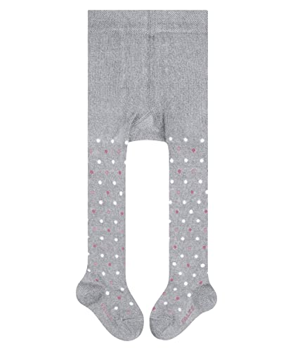 FALKE Unisex Baby Strumpfhose Little Dot B Ti Baumwolle gemustert 1 Stück, Grau Maratona Melange 3172, 80-92 von FALKE