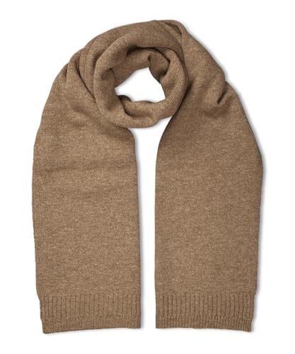 FALKE Unisex Winter-Schal Basic Fancy Lambswool U Sc Wolle schnelltrocknend warm 1 Stück, Braun Cork 5034, ONESIZE von FALKE