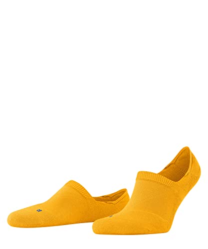 FALKE Unisex Cool Kick Invisible, Ultraleichte Plüschsohle, Rutschfest durch Silikon im Fersenbereich, 1er pack, Gelb (sun ray 1316), 42-43 von FALKE