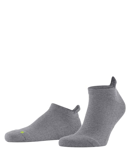 FALKE Unisex Sneakersocken Cool Kick Sneaker U Sn weich atmungsaktiv schnelltrocknend kurz einfarbig 1 Paar, Grau Light Grey Melange 3775, 35-36 von FALKE