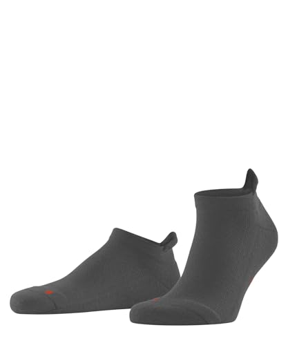 FALKE Unisex Cool Kick Sneaker U Sn weich atmungsaktiv schnelltrocknend kurz einfarbig Sneakersocken, Grau Flanell 3210, 39-41 von FALKE
