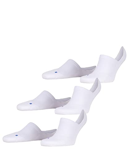 FALKE Unisex Füßlinge Cool Kick Invisible 3-Pack U IN Weich atmungsaktiv schnelltrocknend unsichtbar einfarbig 3 Paar, Weiß (White 2000), 42-43 von FALKE