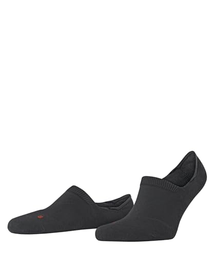 FALKE Unisex Füßlinge Cool Kick Invisible U In weich atmungsaktiv schnelltrocknend unsichtbar einfarbig 1 Paar, Grau Dark Grey 3970, 37-38 von FALKE