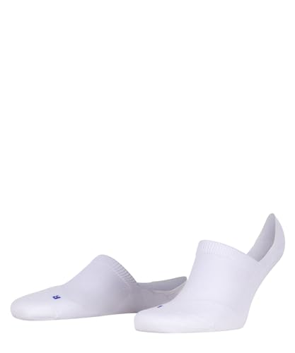 FALKE Unisex Füßlinge Cool Kick Invisible U In weich atmungsaktiv schnelltrocknend unsichtbar einfarbig 1 Paar, Weiß White 2000, 39-41 von FALKE