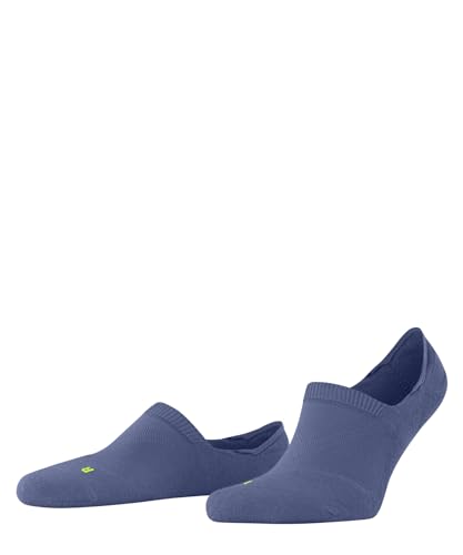 FALKE Unisex Füßlinge Cool Kick Invisible U In weich atmungsaktiv schnelltrocknend unsichtbar einfarbig 1 Paar, Blau Smoky Blue 6483, 46-48 von FALKE