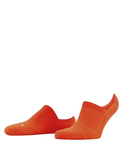 FALKE Unisex Füßlinge Cool Kick Invisible U IN Weich atmungsaktiv schnelltrocknend unsichtbar einfarbig 1 Paar, Rot (Orange 8655), 39-41 von FALKE