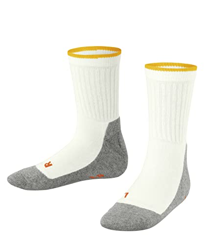 FALKE Unisex Kinder Socken Active Everyday K SO Baumwolle dünn atmungsaktiv 1 Paar, Weiß (Off-White 2040), 23-26 von FALKE