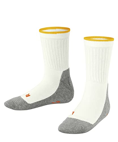 FALKE Unisex Kinder Socken Active Everyday K SO Baumwolle dünn atmungsaktiv 1 Paar, Weiß (Off-White 2040), 31-34 von FALKE