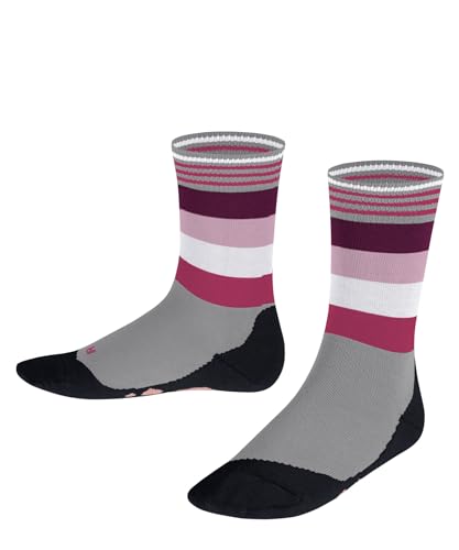 FALKE Unisex Kinder Socken Active Fox K So Baumwolle Funktionsmaterial dünn atmungsaktiv gemustert 1 Paar, Grau Stone Grey 3295-O, 23-26 von FALKE